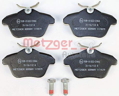 METZGER 1170579 Bremsbelagsatz, Scheibenbremse